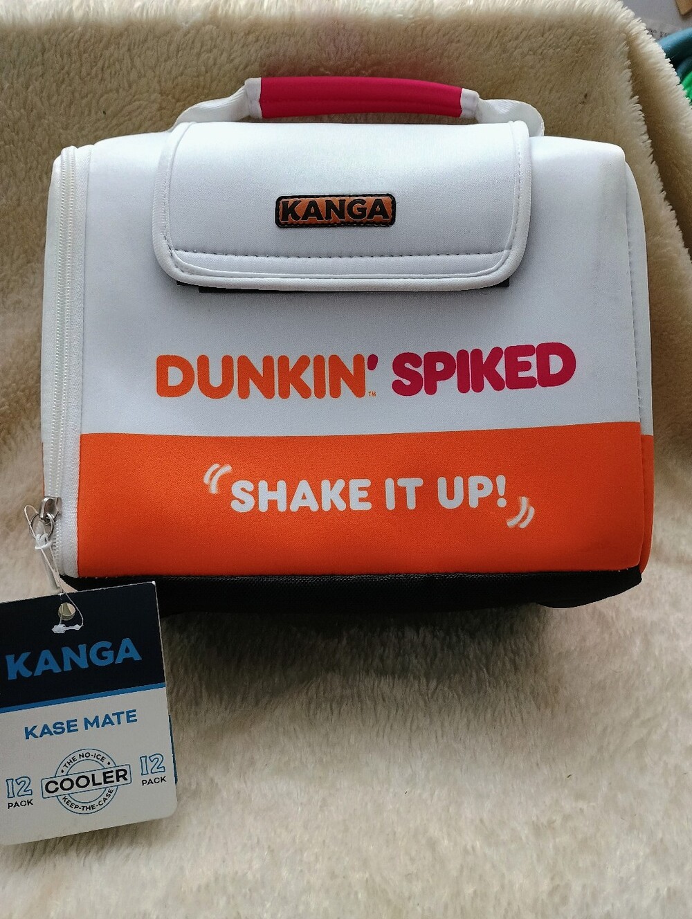 NWT Dunkin' Spiked Kanga Kase Mate 12 Pack Cooler Bag Limited Edition Iceless